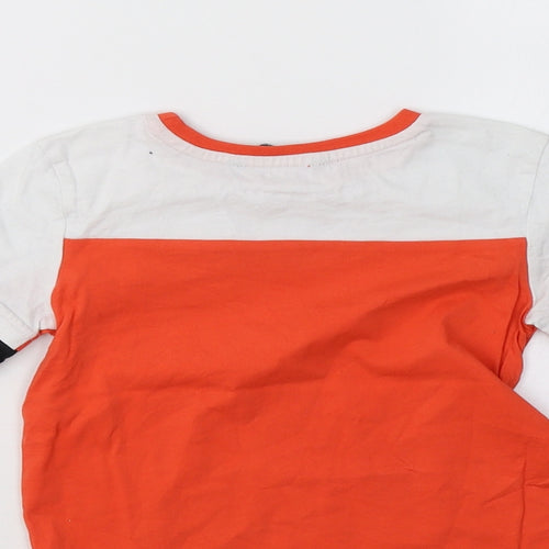 George Boys Orange Striped  Pullover Sweatshirt Size 2 Years