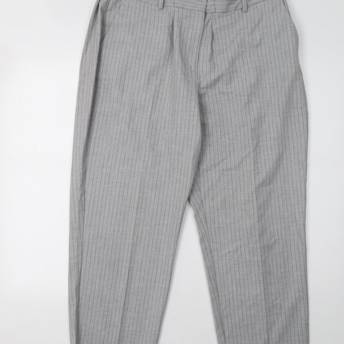 Marks and Spencer Womens Grey   Trousers  Size 20 L29 in