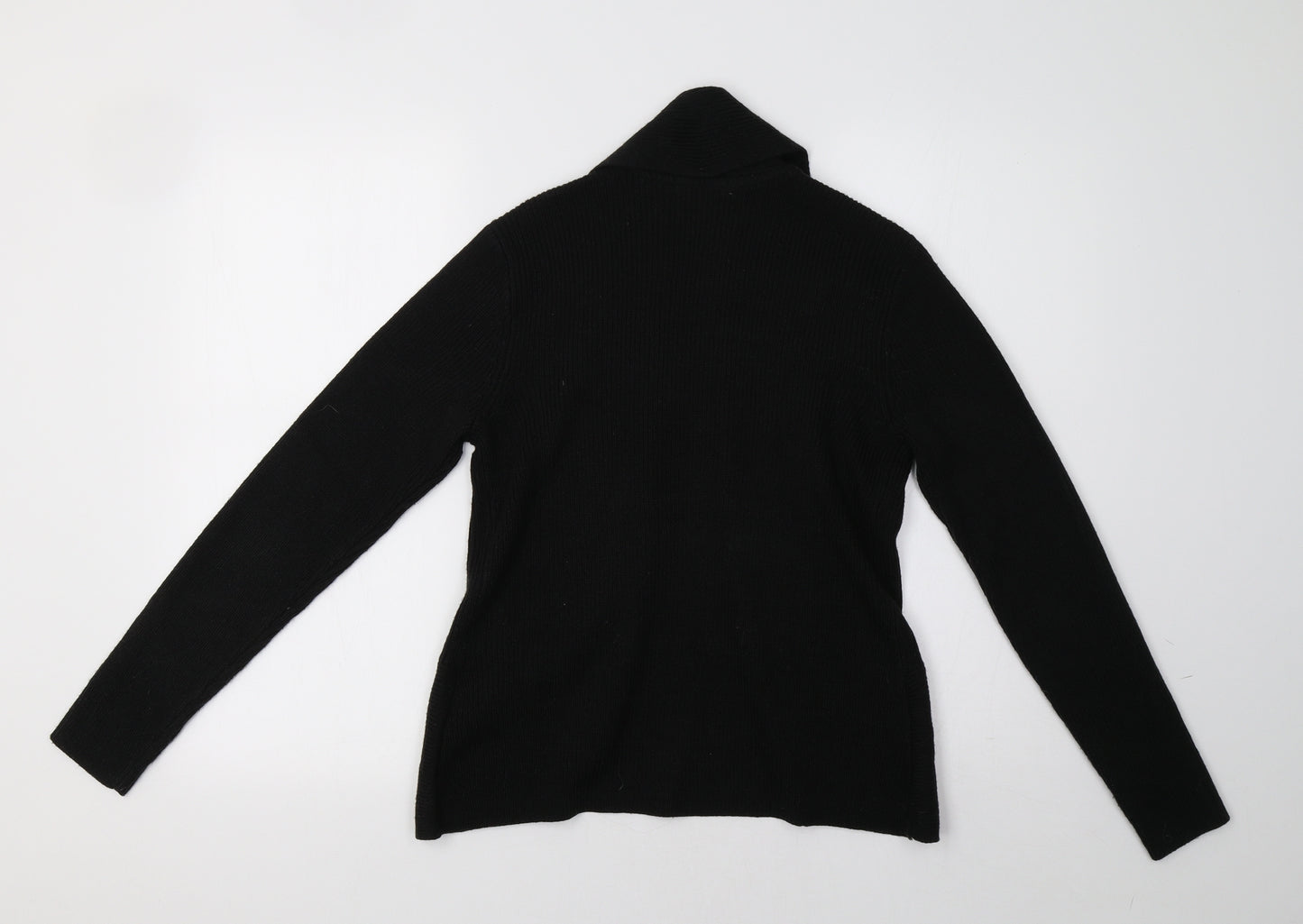 H&M Womens Black  Knit Cardigan Jumper Size S