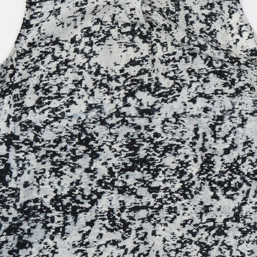 H&M Womens Grey   Basic Button-Up Size 6