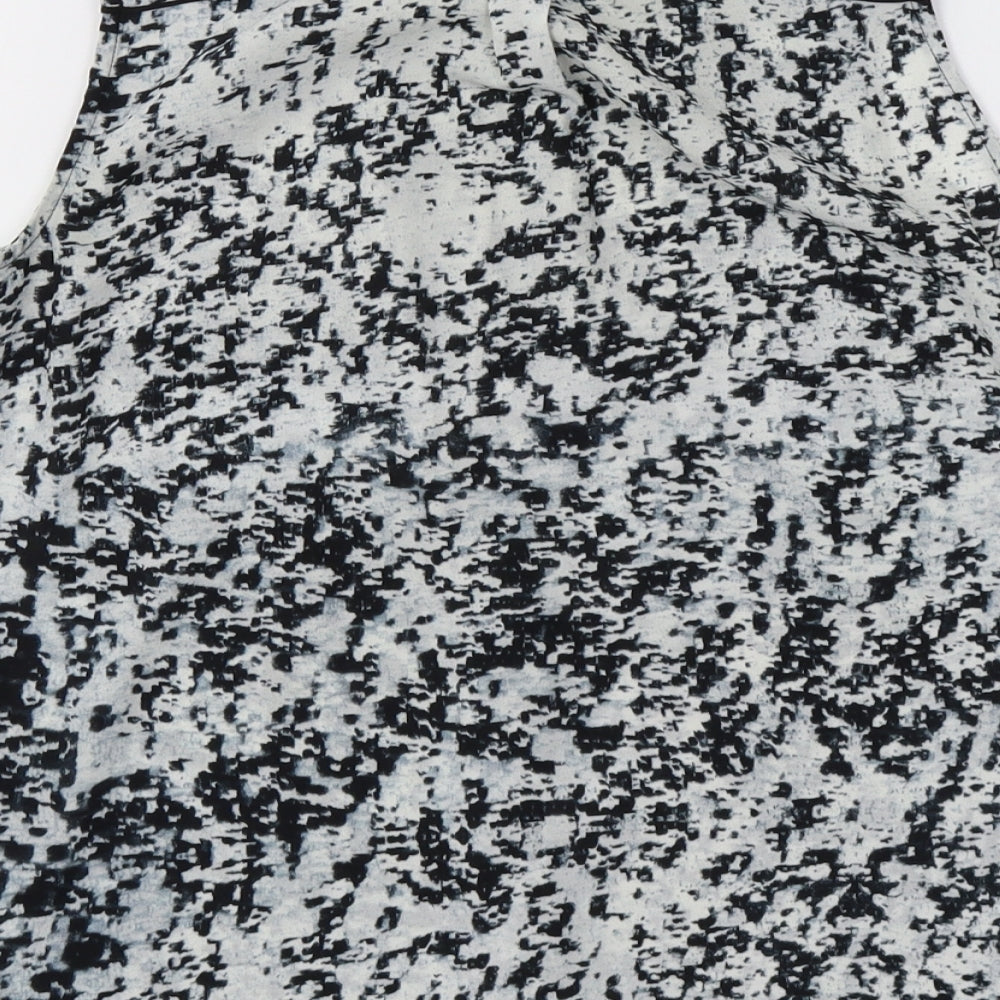 H&M Womens Grey   Basic Button-Up Size 6
