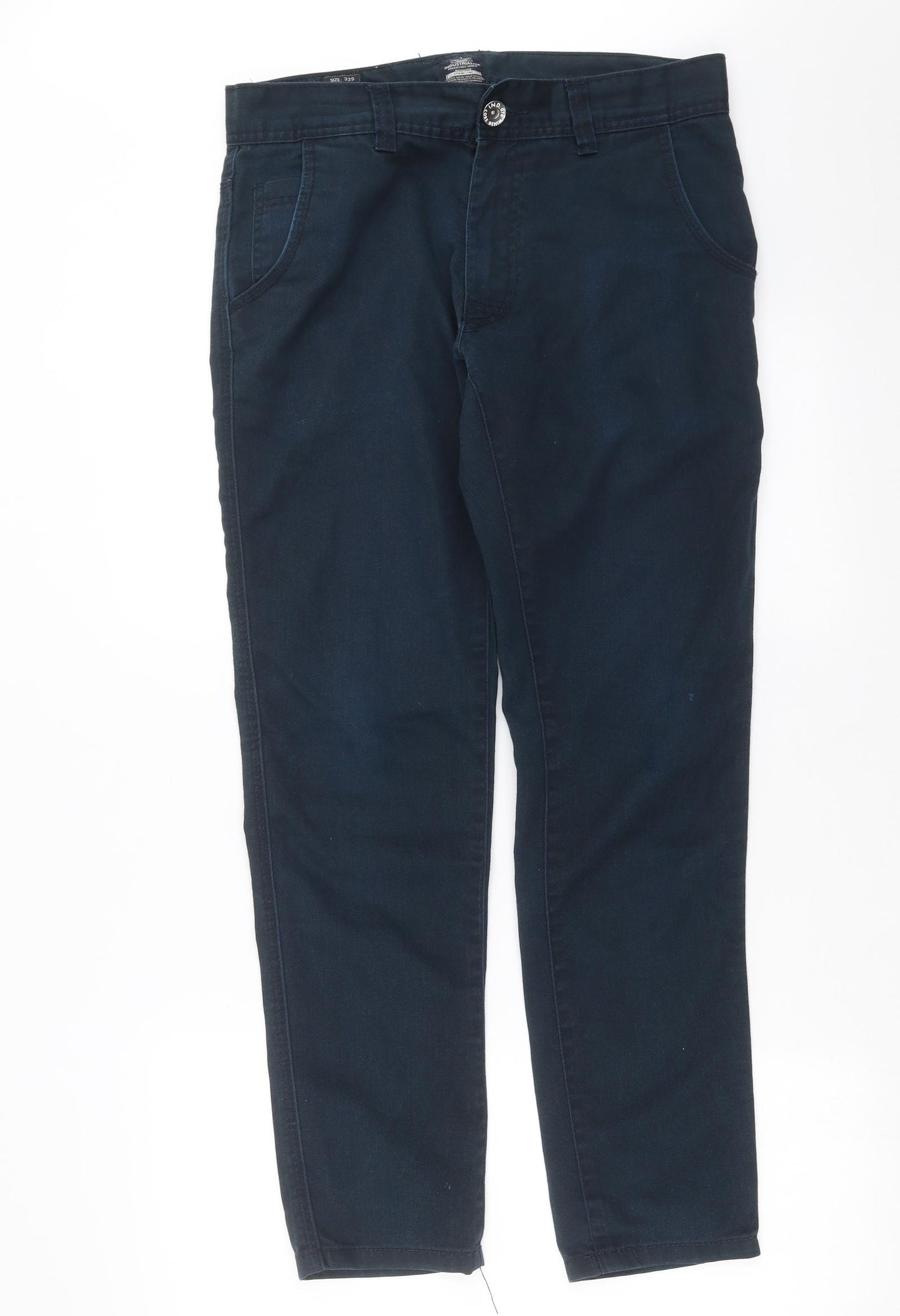 industrialize  Mens Blue  Denim Straight Jeans Size 32 in L29 in