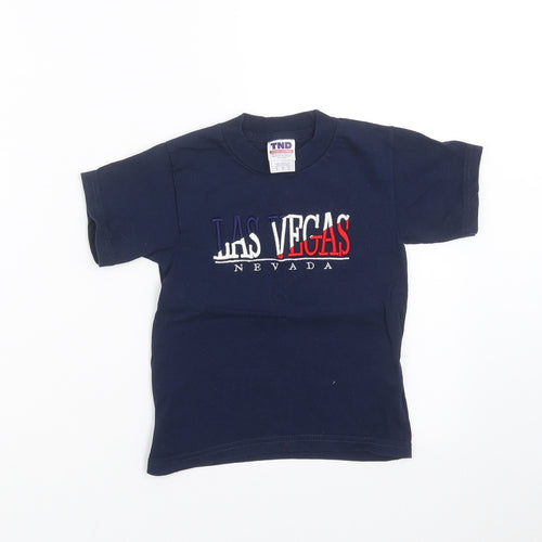 TND Boys Blue   Basic T-Shirt Size S  - Las Vegas