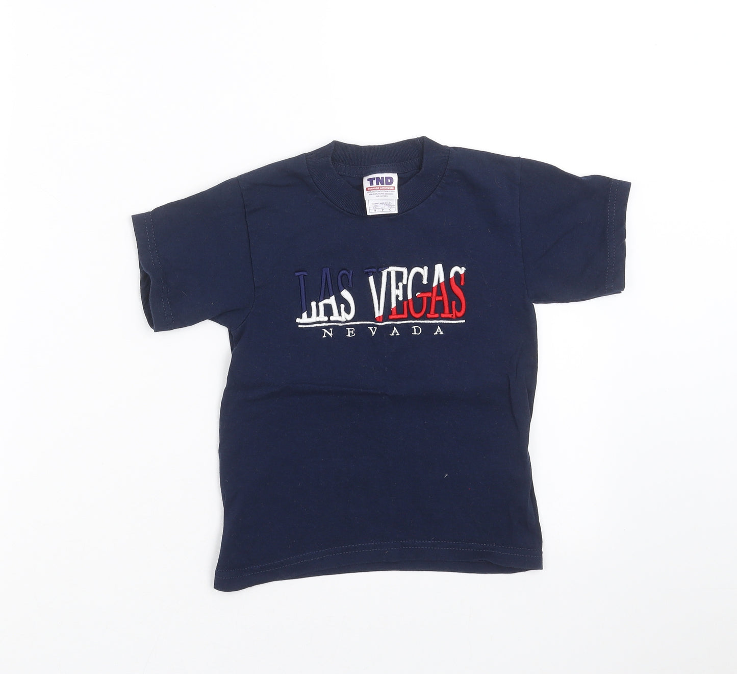 TND Boys Blue   Basic T-Shirt Size S  - Las Vegas