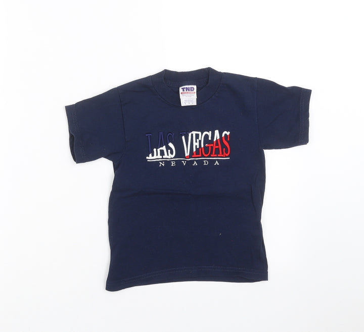 TND Boys Blue   Basic T-Shirt Size S  - Las Vegas