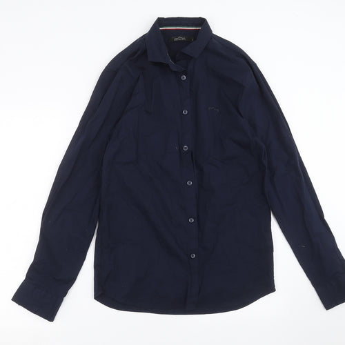 883 Police Mens Blue    Button-Up Size L