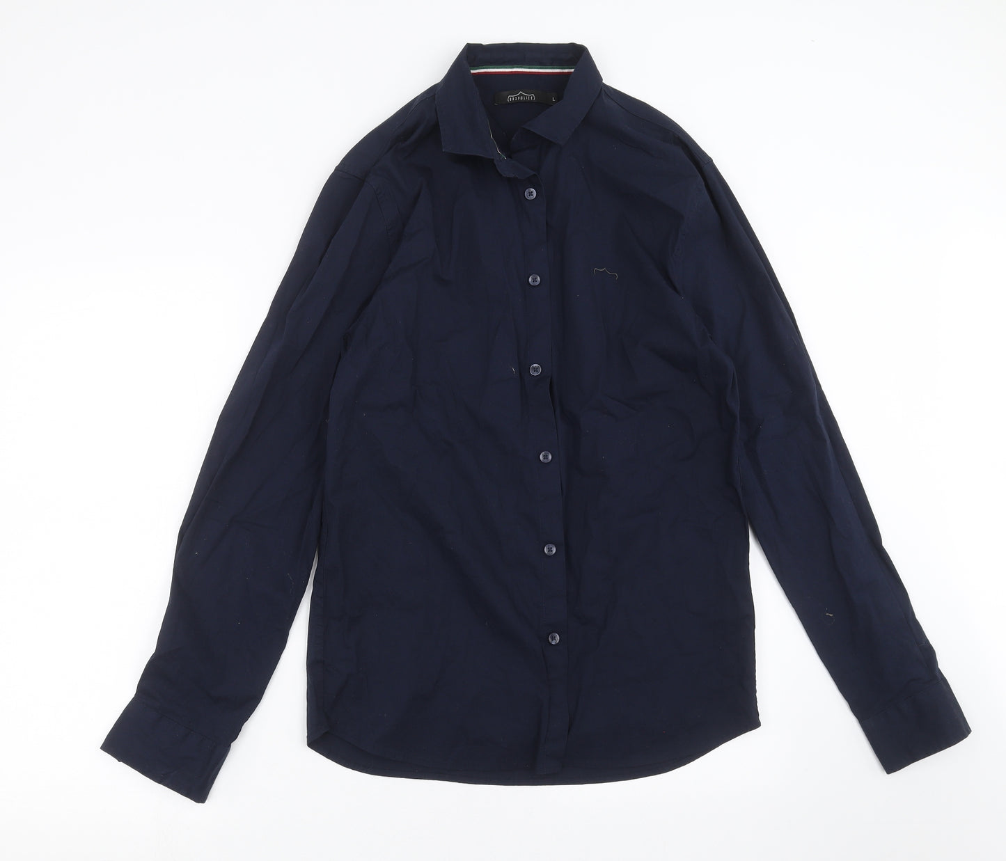 883 Police Mens Blue    Button-Up Size L