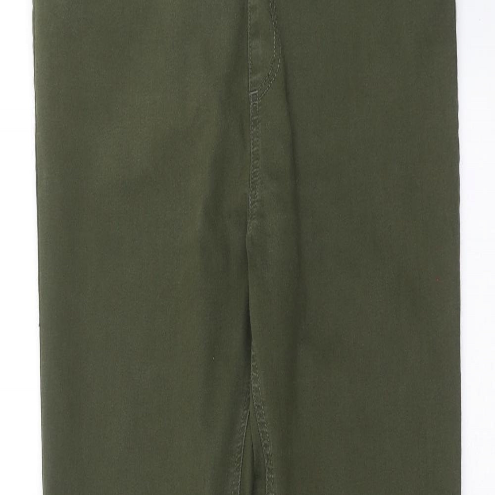 Preworn Womens Green  Denim Jegging Jeans Size 34 in L30 in
