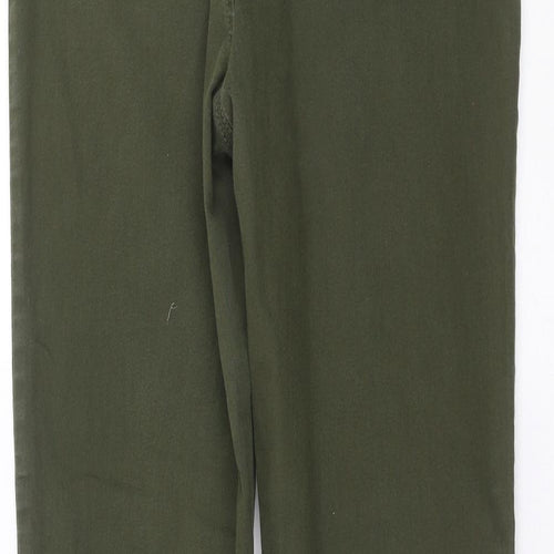 Preworn Womens Green  Denim Jegging Jeans Size 34 in L30 in