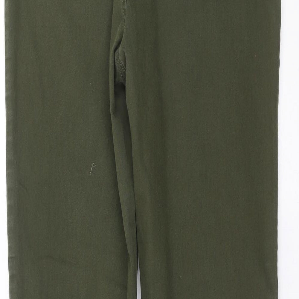 Preworn Womens Green  Denim Jegging Jeans Size 34 in L30 in