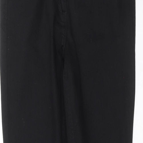Preworn Womens Black  Denim Skinny Jeans Size 14 L29 in
