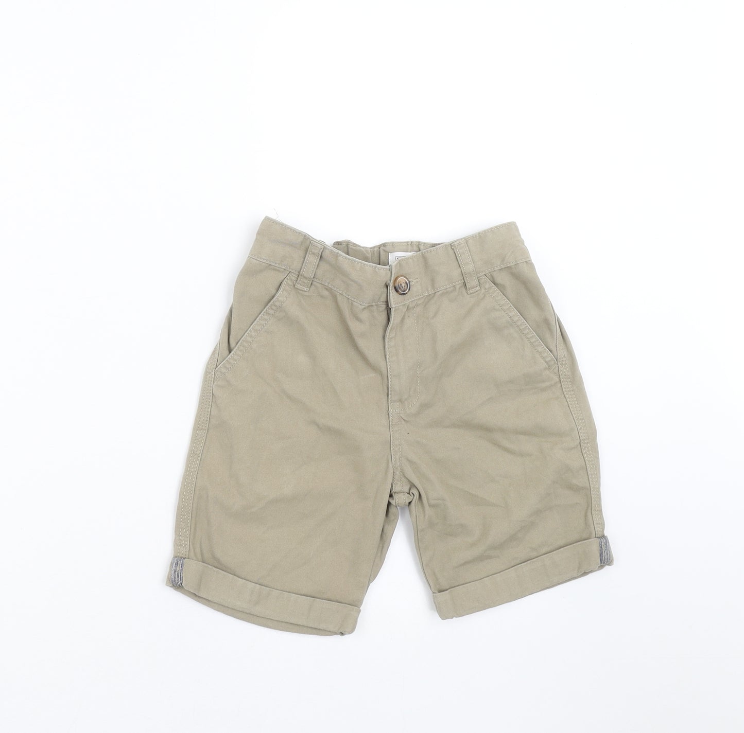 F&F Boys Beige   Chino Shorts Size 7-8 Years