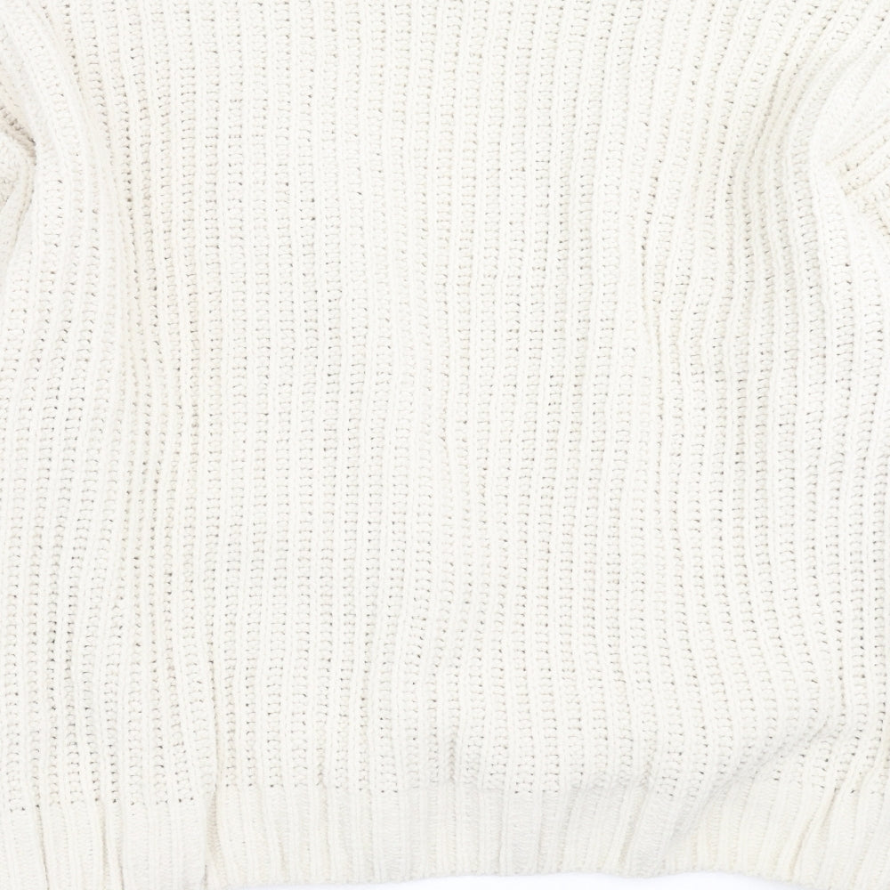 Primark Womens Ivory  Knit Cardigan Jumper Size XL