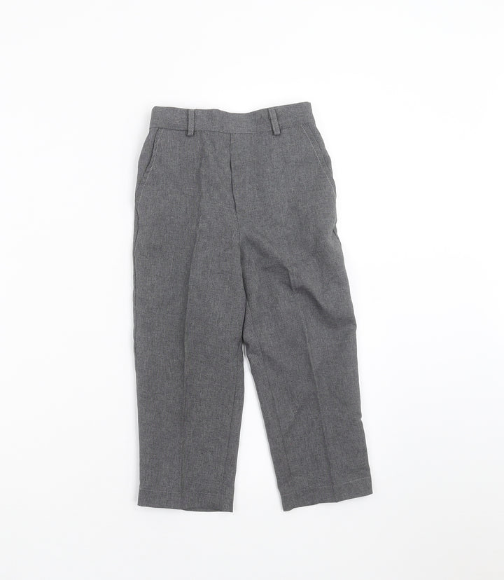 Paisely of London Boys Grey   Dress Pants Trousers Size 3-4 Years
