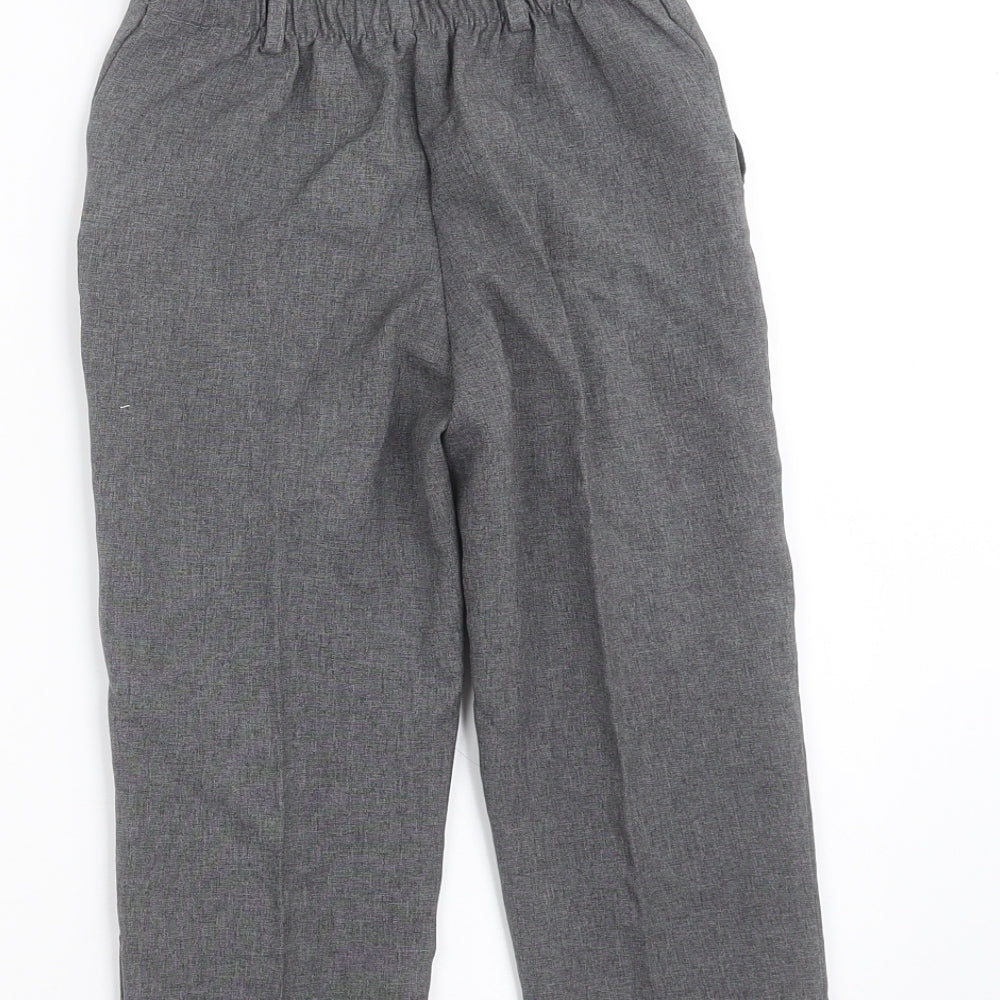 Paisely of London Boys Grey   Dress Pants Trousers Size 3-4 Years