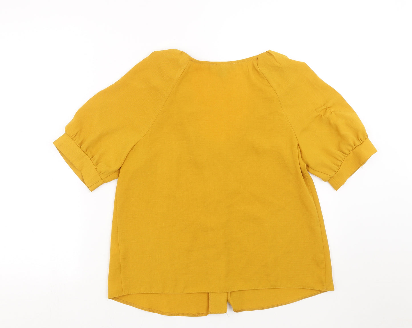 Primark Womens Yellow   Basic Blouse Size 8