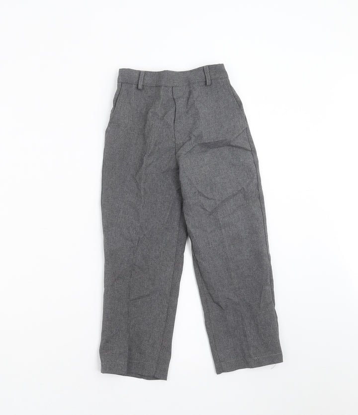 Paisely of London Boys Grey   Dress Pants Trousers Size 4-5 Years