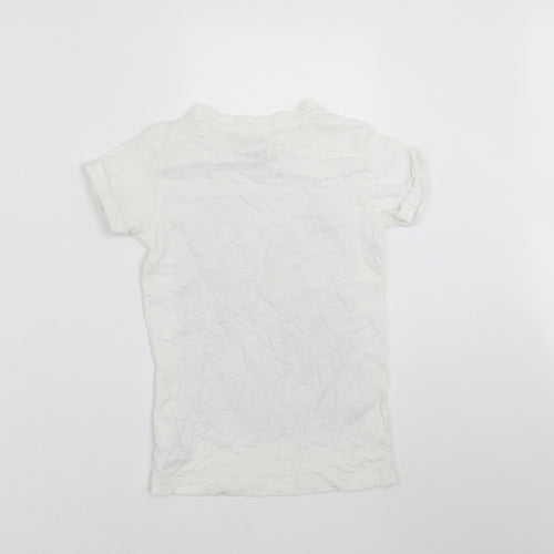 NEXT Boys White   Basic T-Shirt Size 4 Years  - Summer of Surf