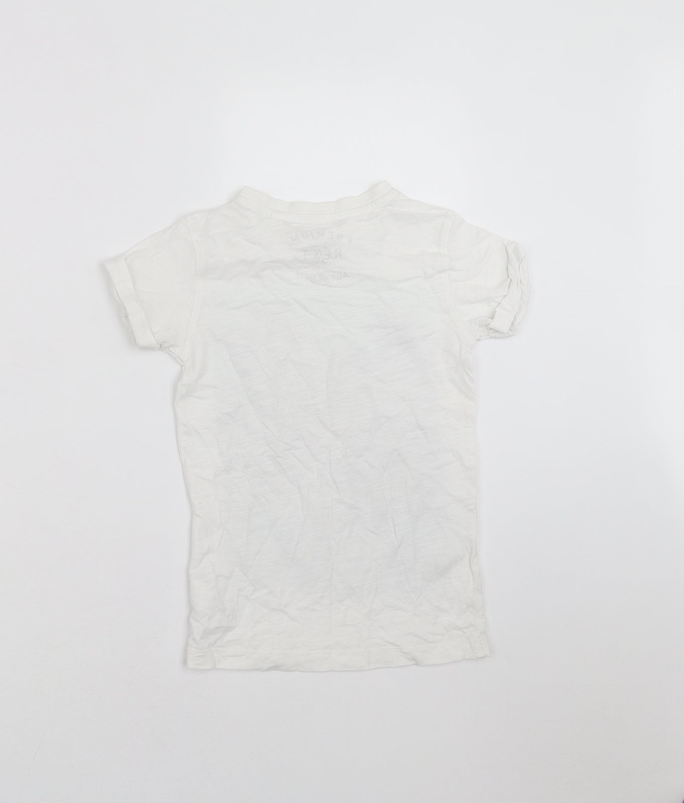 NEXT Boys White   Basic T-Shirt Size 4 Years  - Summer of Surf
