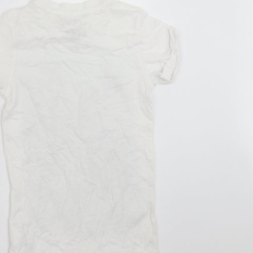 NEXT Boys White   Basic T-Shirt Size 4 Years  - Summer of Surf