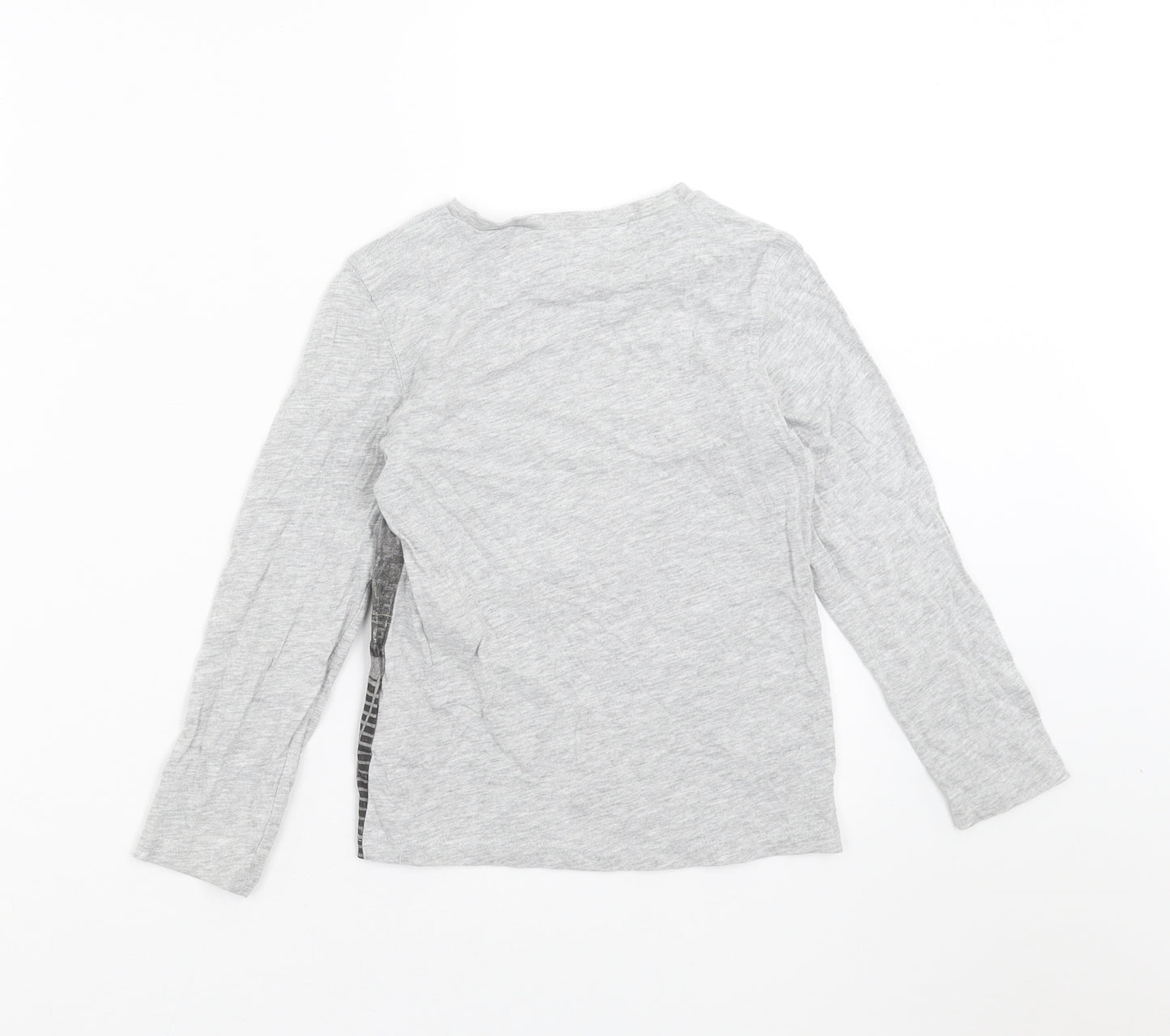 H&M Boys Grey   Basic T-Shirt Size 4-5 Years  - new york skyline
