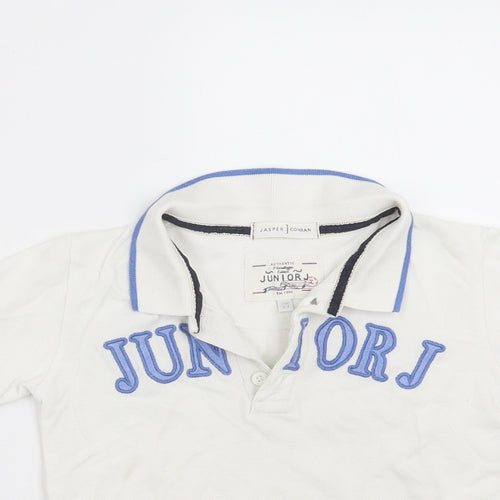 Jasper Conran Boys White   Basic Polo Size 3-4 Years
