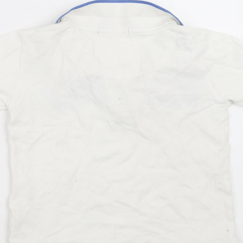 Jasper Conran Boys White   Basic Polo Size 3-4 Years