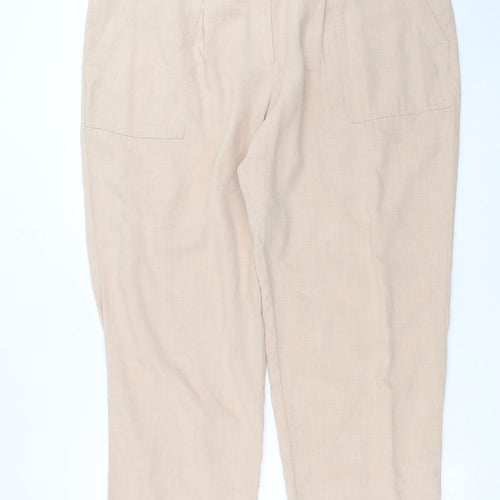 Marks and Spencer Womens Beige   Trousers  Size 20 L29 in