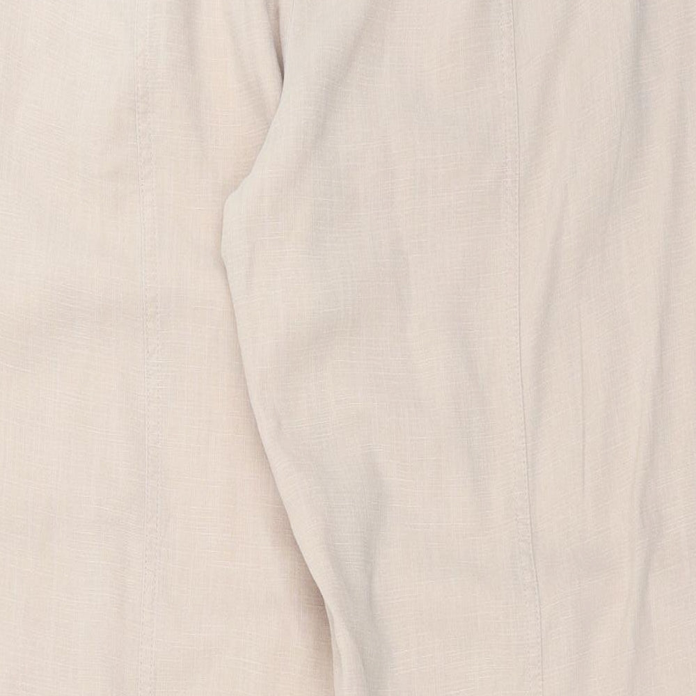 Marks and Spencer Womens Beige   Trousers  Size 20 L29 in