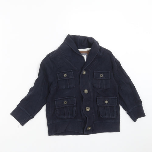 JUNIOR J Boys Blue   Jacket  Size 3-4 Years