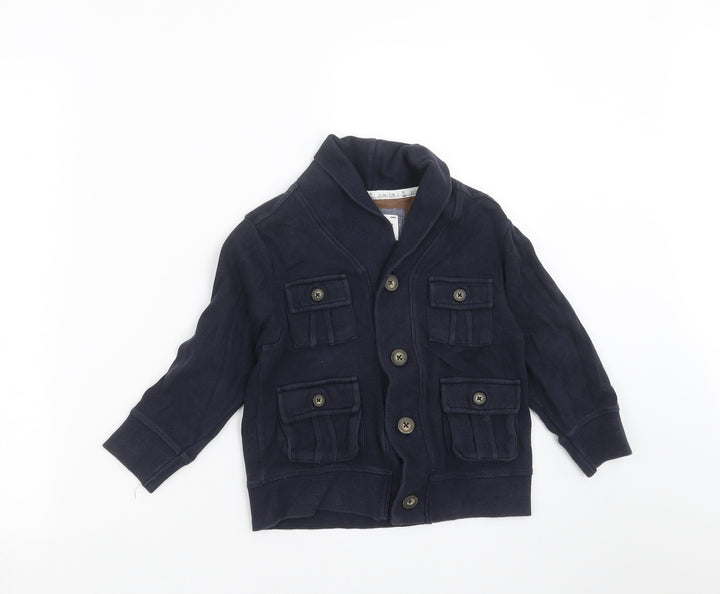 JUNIOR J Boys Blue   Jacket  Size 3-4 Years