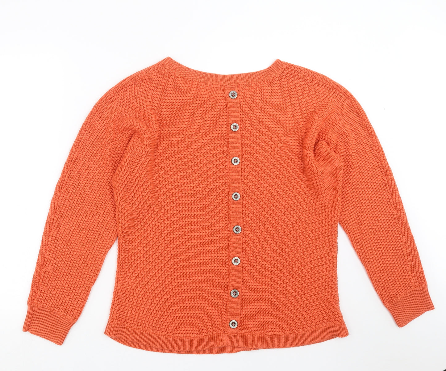 Venus Womens Orange  Knit Pullover Jumper Size XL