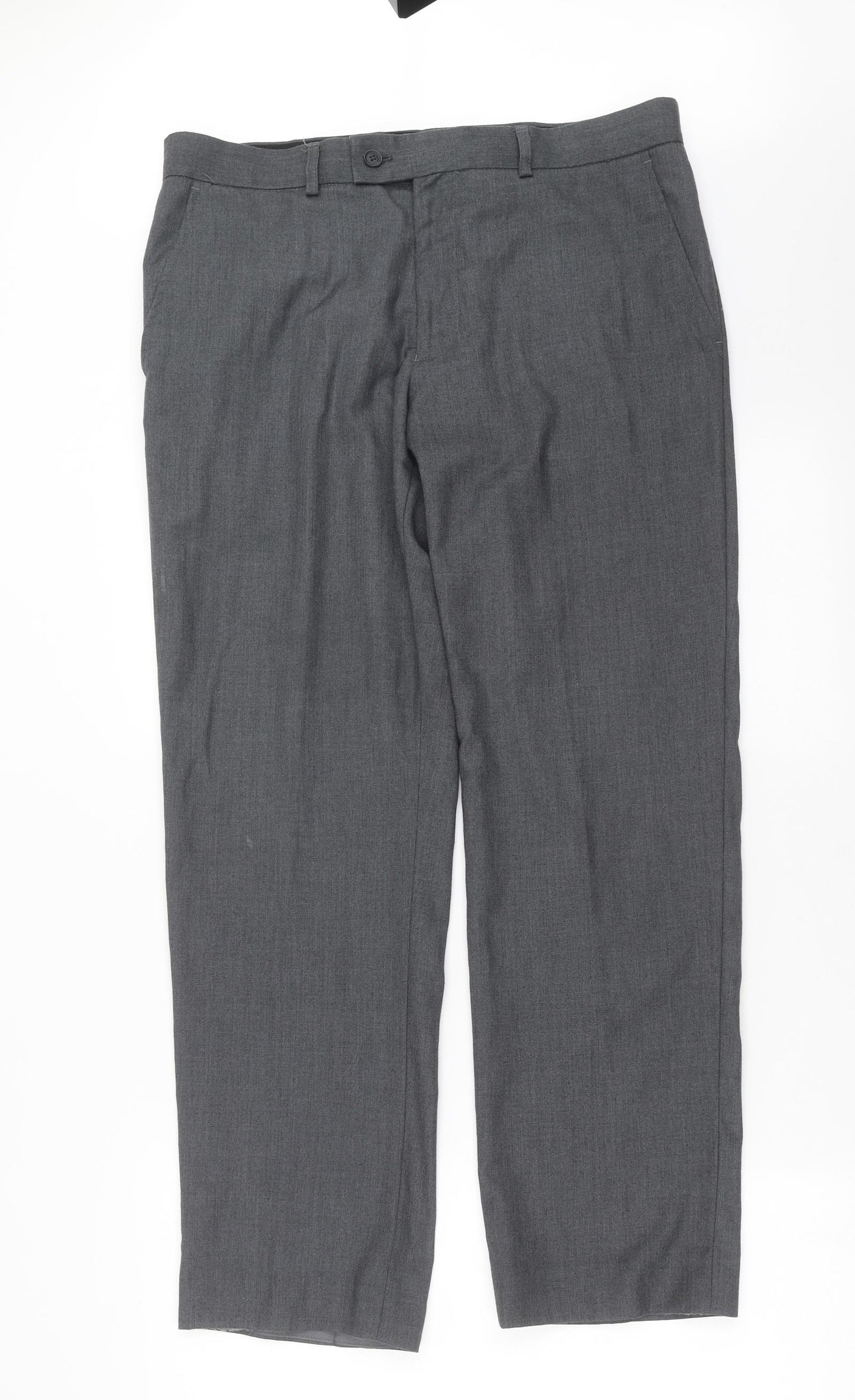 Tailor & Cutter Mens Grey   Trousers  Size 34 in L29 in