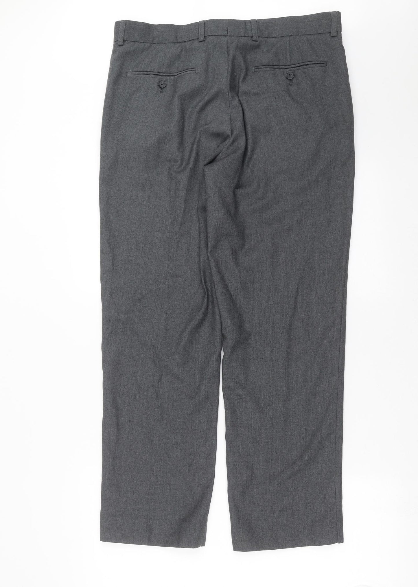 Tailor & Cutter Mens Grey   Trousers  Size 34 in L29 in
