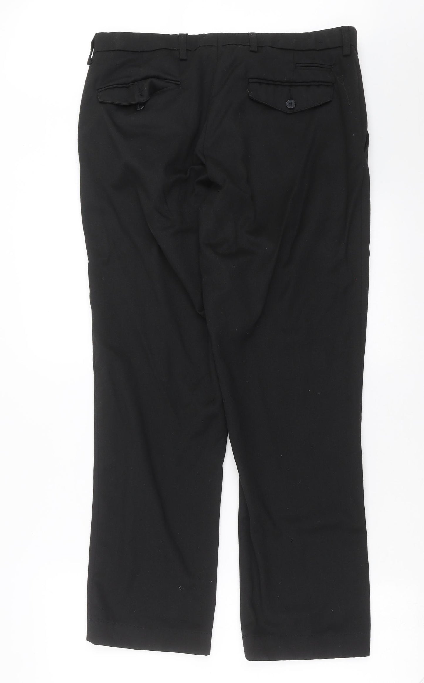 CAVANI Mens Black   Trousers  Size 34 in L28 in