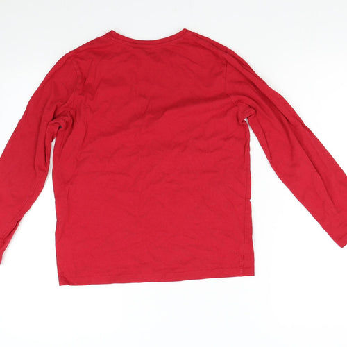 Primark Boys Red   Basic T-Shirt Size 10-11 Years  - NYC
