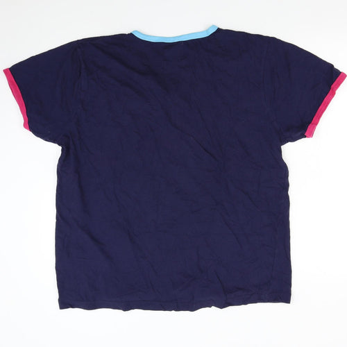 Petroleum Womens Blue   Basic T-Shirt Size 2XL