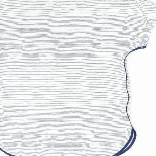 F&F Womens Multicoloured Striped  Basic T-Shirt Size 8