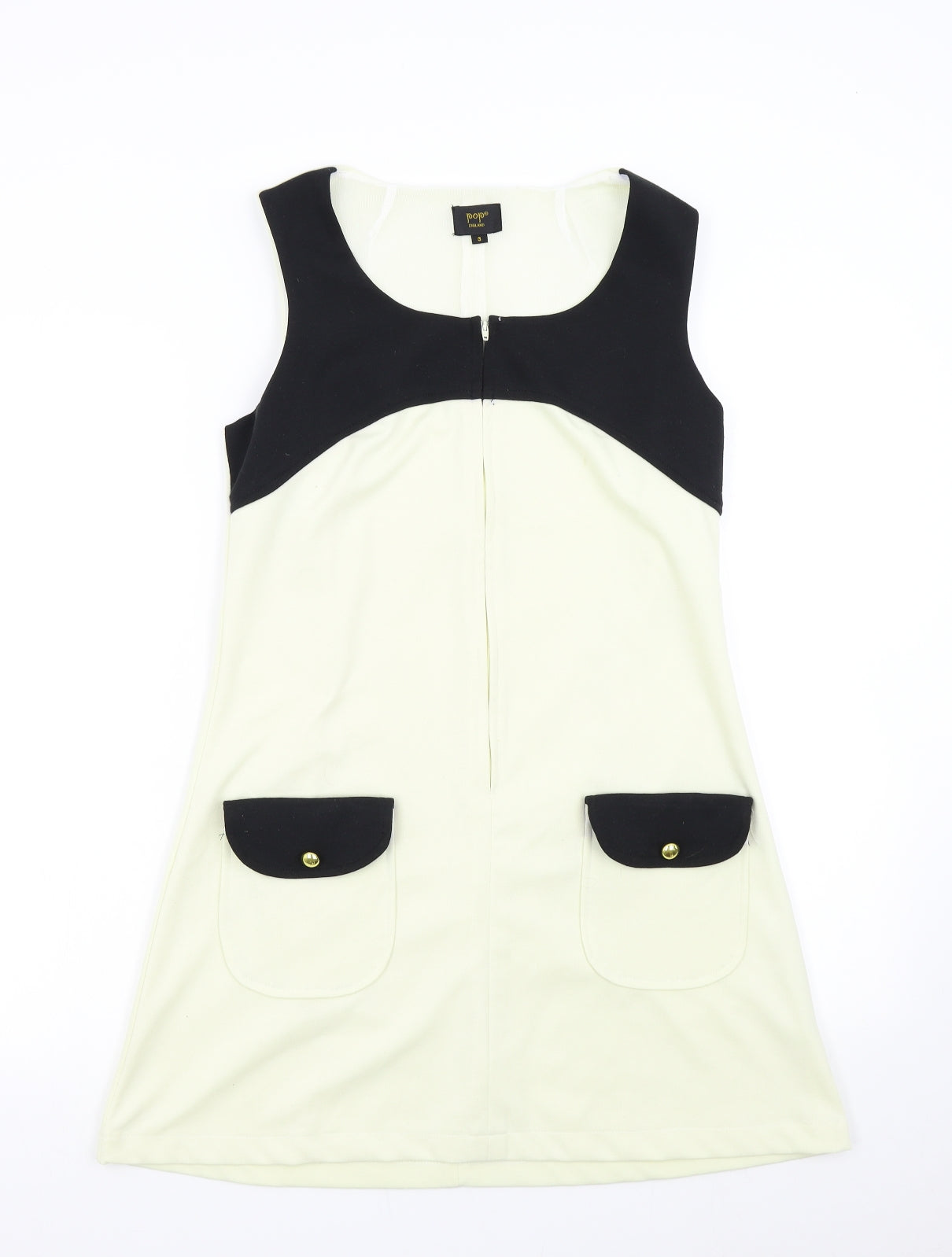 POP Womens Beige   Shift  Size M
