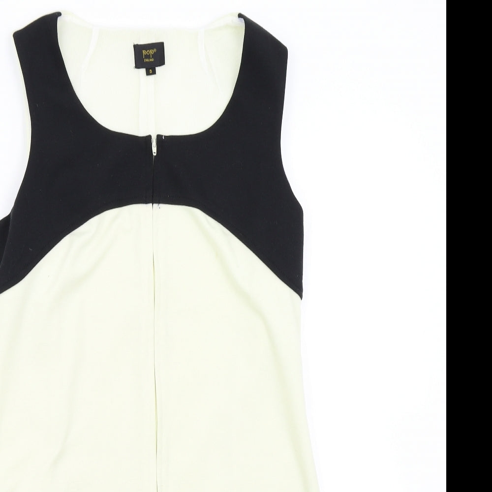POP Womens Beige   Shift  Size M