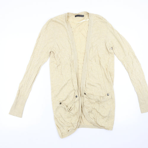 Primark Womens Beige  Knit Cardigan Jumper Size 14