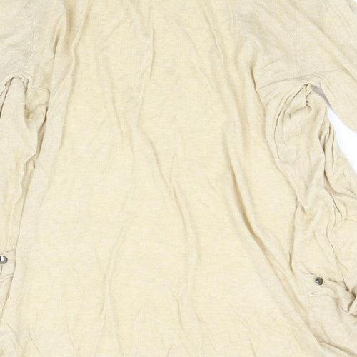 Primark Womens Beige  Knit Cardigan Jumper Size 14