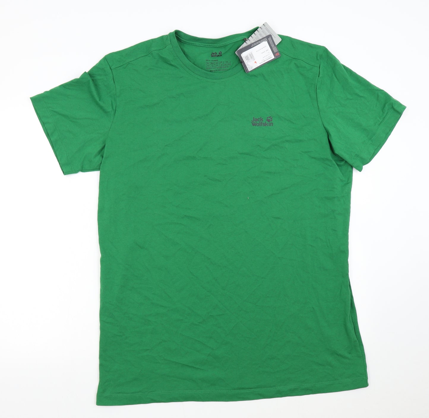 Jack Wolfskin Mens Green    T-Shirt Size 2XL