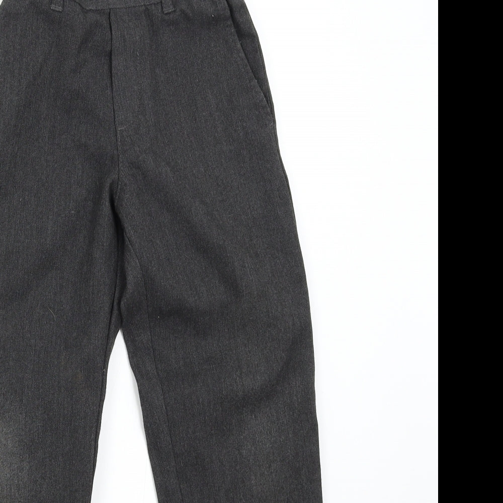 George Boys Grey   Dress Pants Trousers Size 6-7 Years - School