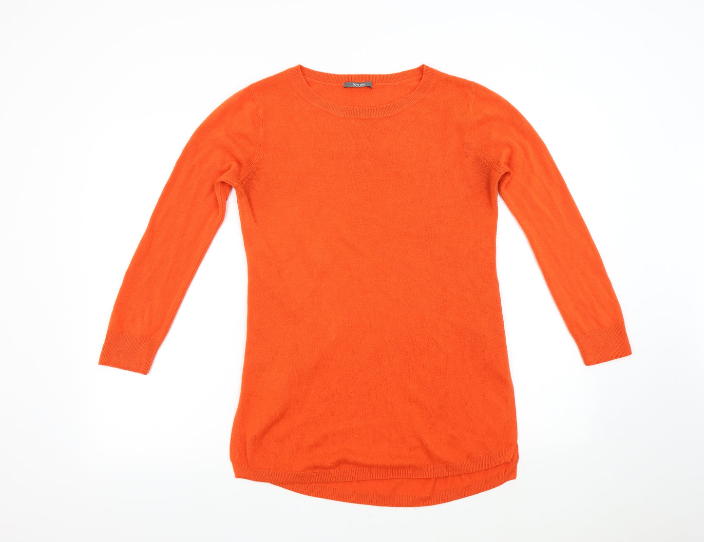 South Womens Orange  Knit Jumper Dress  Size 12
