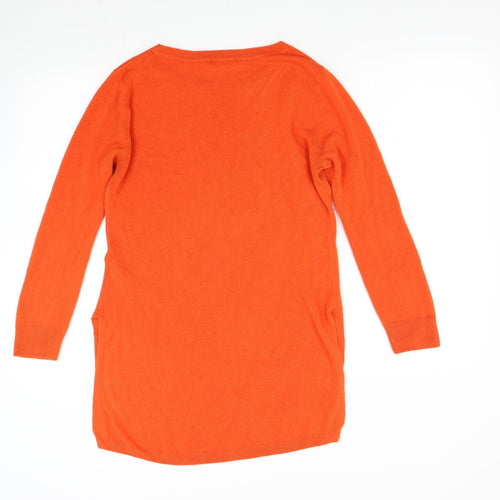 South Womens Orange  Knit Jumper Dress  Size 12
