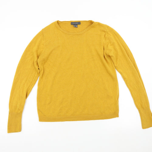 Primark Womens Yellow  Knit Pullover Jumper Size M