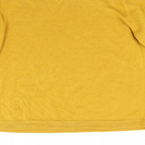 Primark Womens Yellow  Knit Pullover Jumper Size M