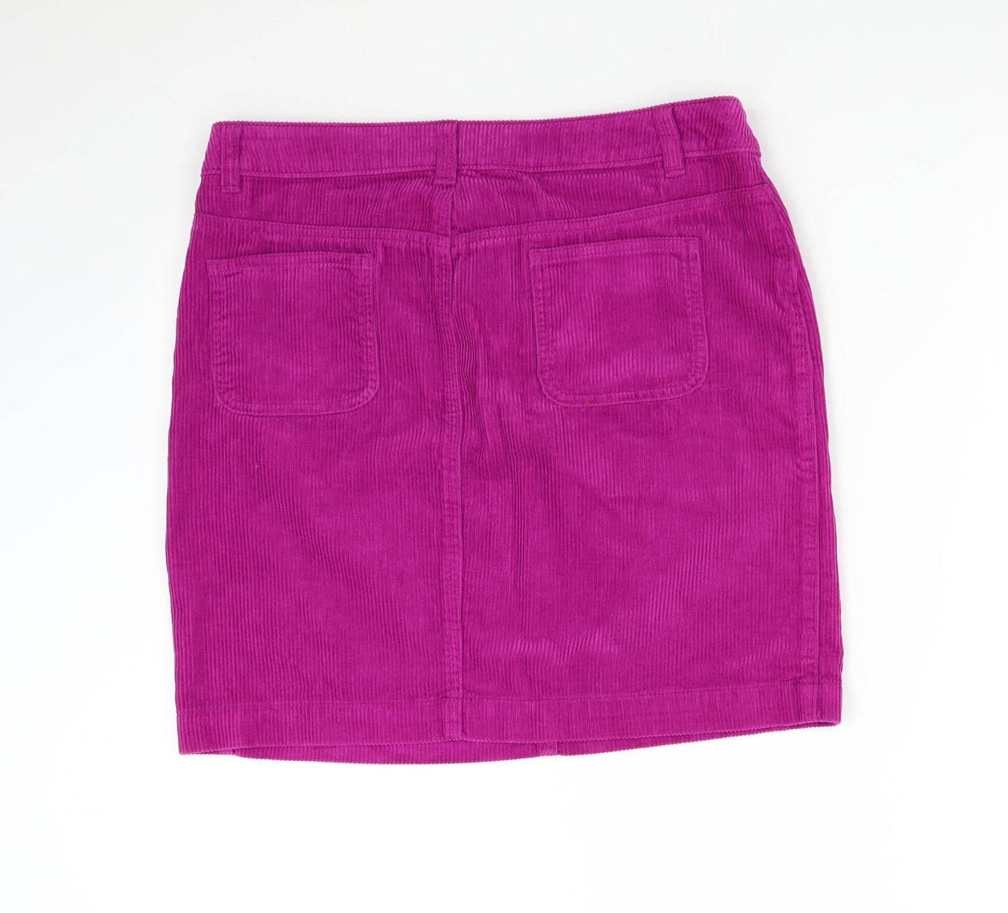 TU Womens Pink  Corduroy Mini Skirt Size 12