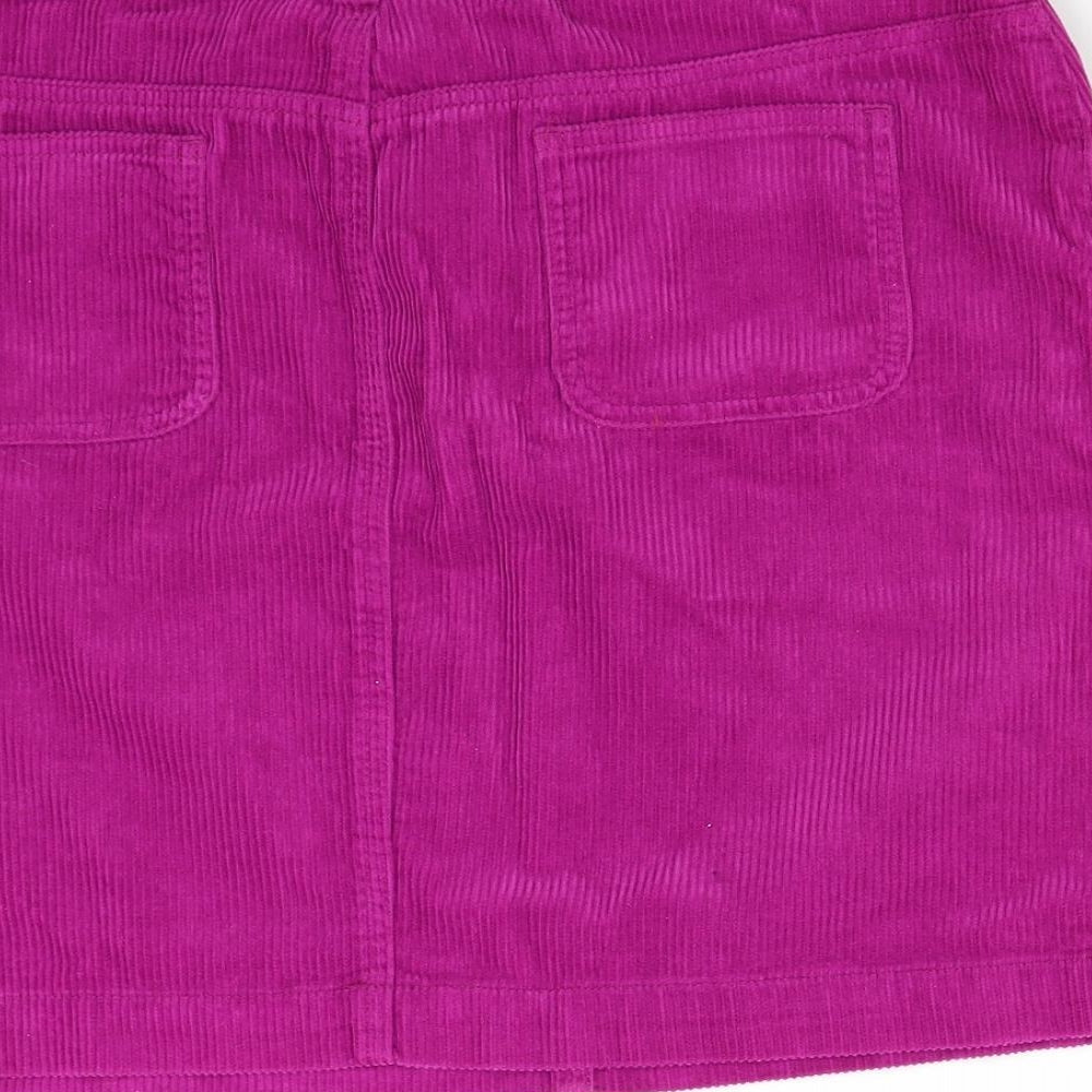 TU Womens Pink  Corduroy Mini Skirt Size 12